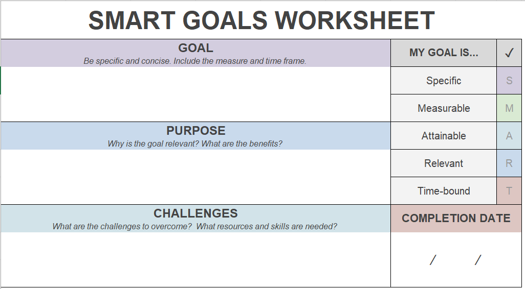 Top 9 Free Goal Setting Templates (Excel, Word, PDF)
