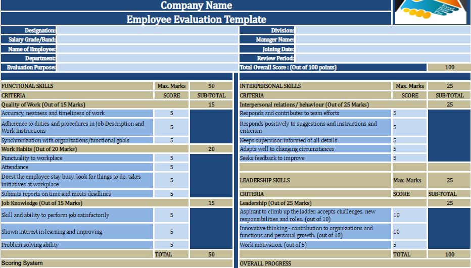 roles and responsibilities template excel