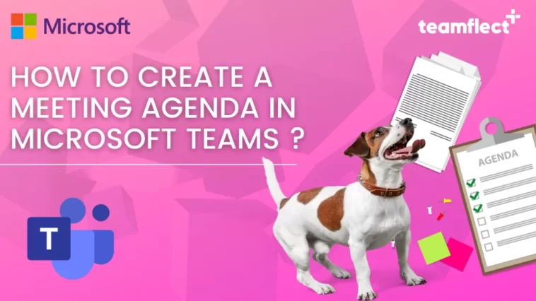 How to create a meeting agenda in MS Teams