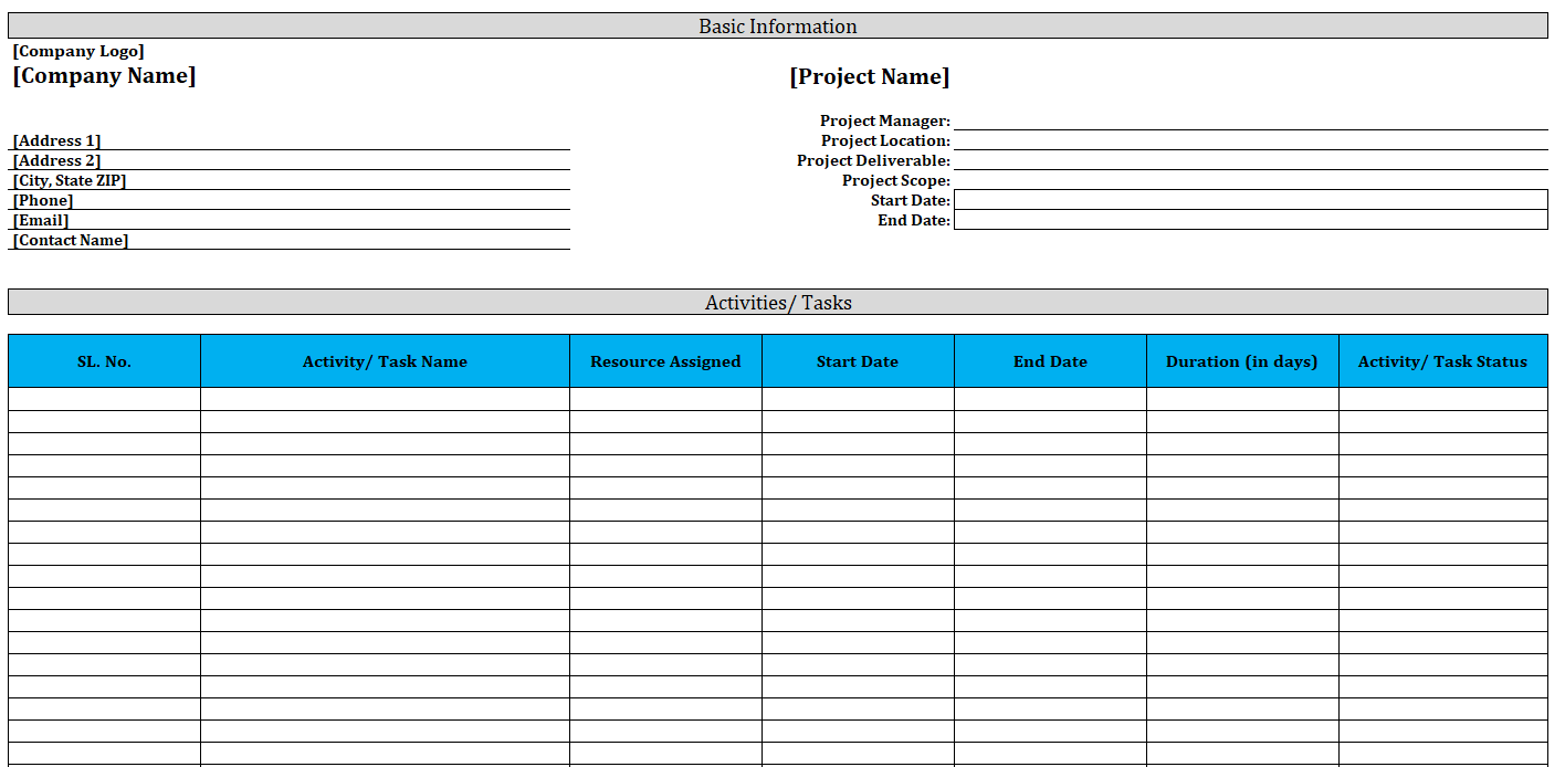 10 Best Project Plan Templates (Excel, Word, PDF! FREE Download)