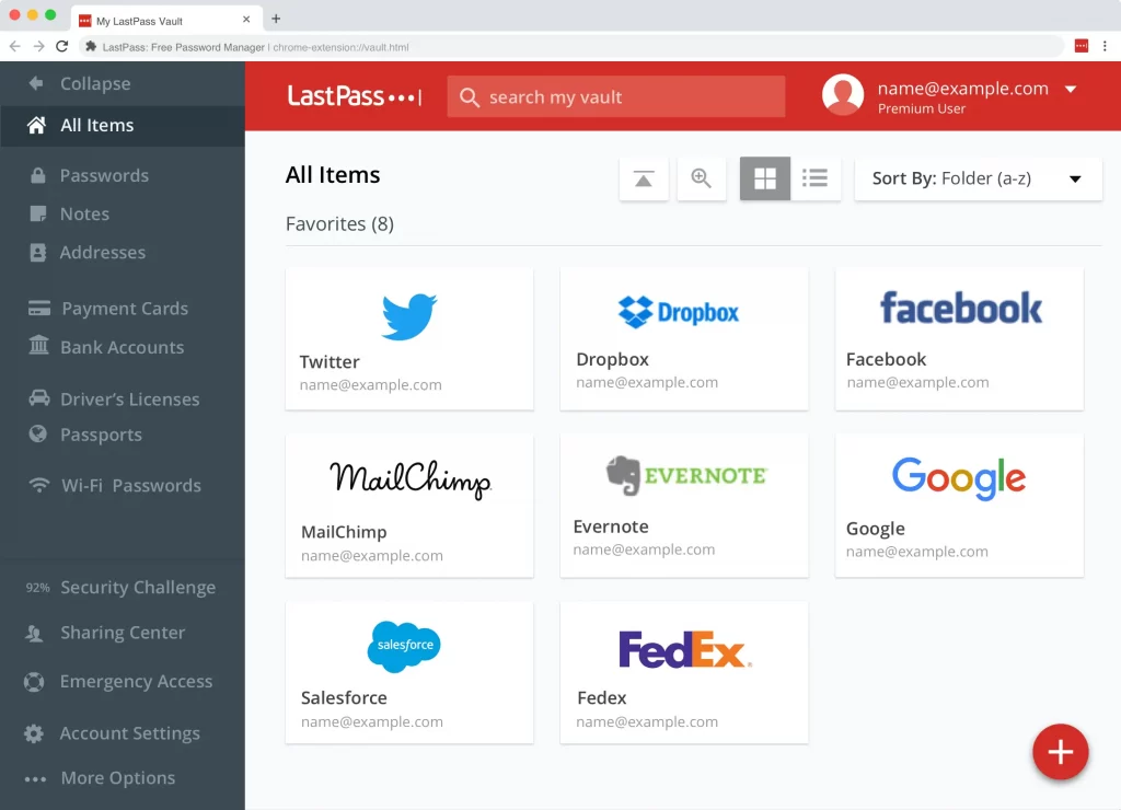 LastPass Chrome extensions for recruiters