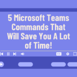 microsoft teams commands
