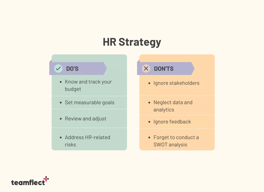 HR Strategy Do's and Don'ts