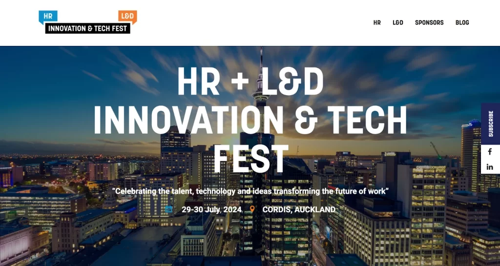 HR + L&D Innovation & Tech F: HR conferences