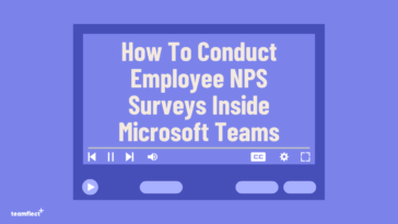 how to conduct NPS surveys inside microsoft teams