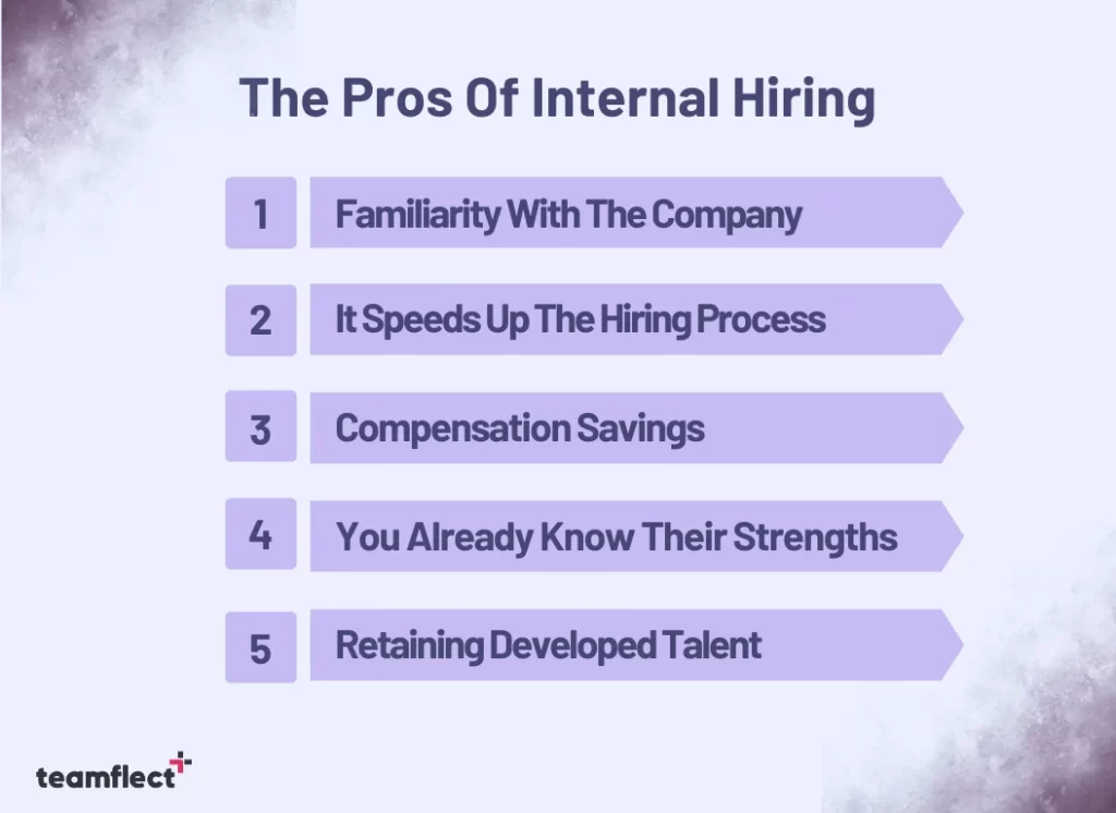 Internal interview questions: the pros of internal hiring