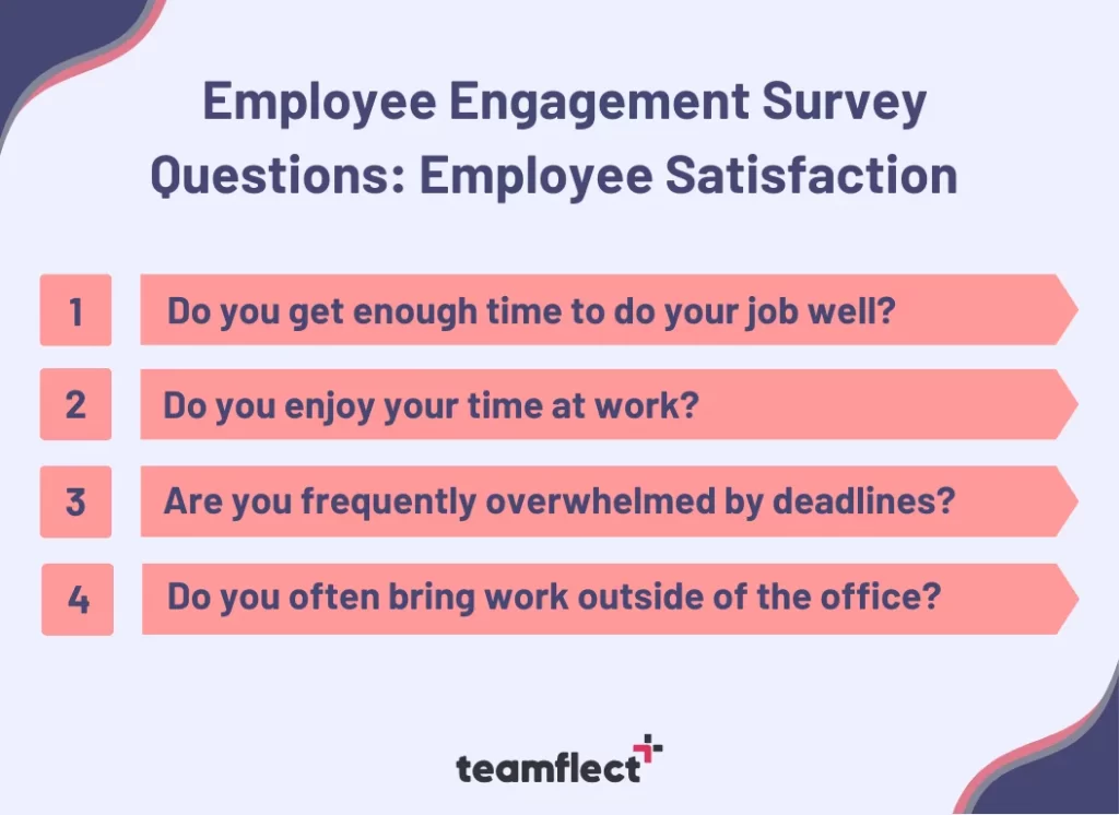 Employee Engagement Survey Questions: Employee Satisfaction 