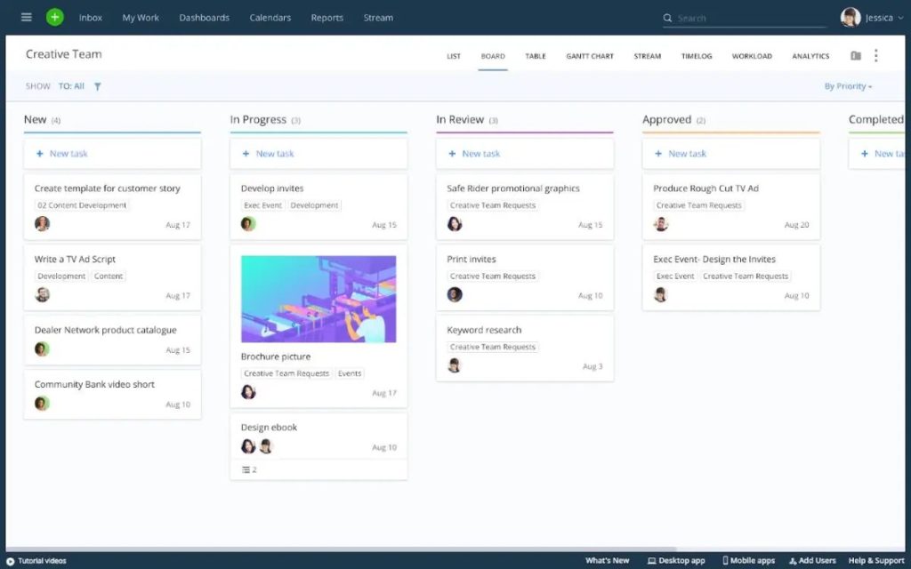 Wrike: Project management for small teams