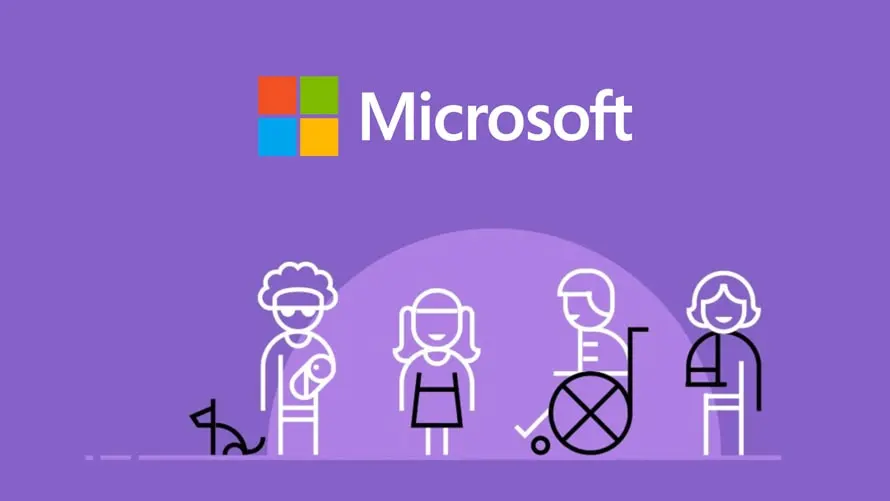 Microsoft inclusivity picture.
