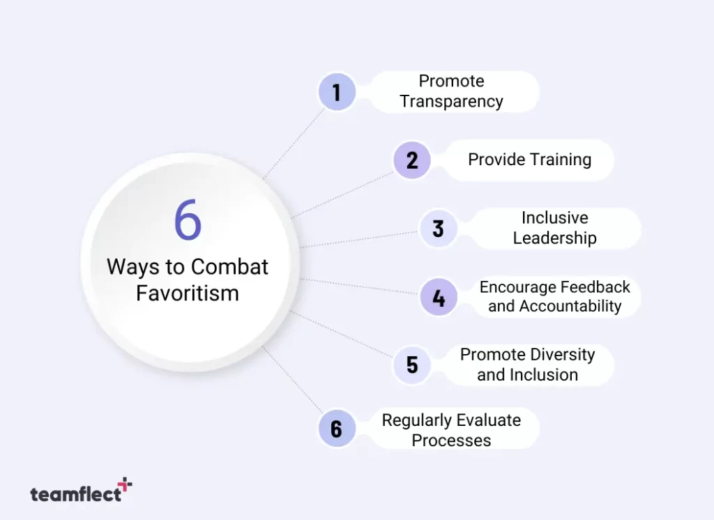 6 ways to combat favoritism at work