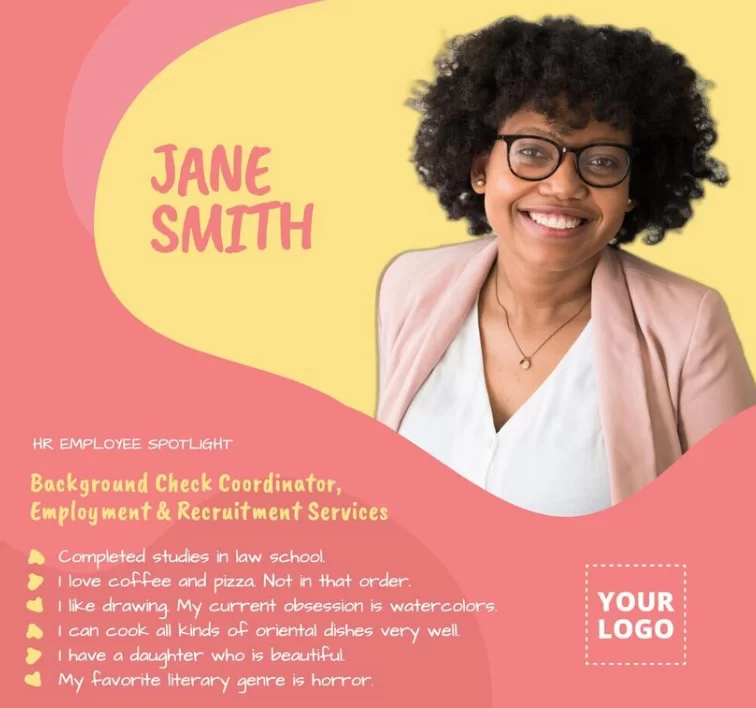Employee Spotlight Example - Jane Smith